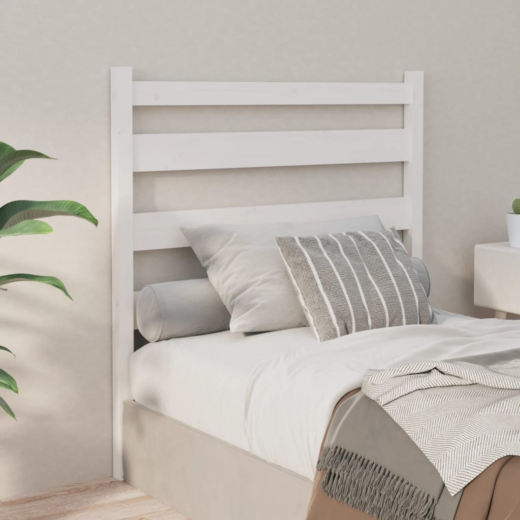 Bed Headboard 81X4X100 Cm Solid Wood Pine