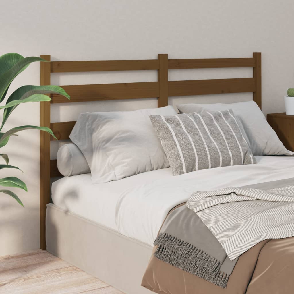 Bed Headboard 81X4X100 Cm Solid Wood Pine