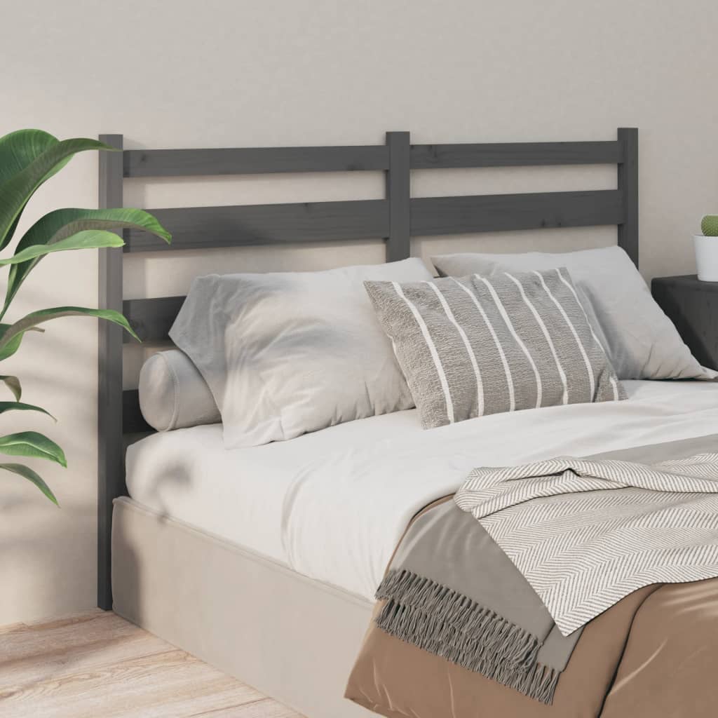 Bed Headboard 81X4X100 Cm Solid Wood Pine