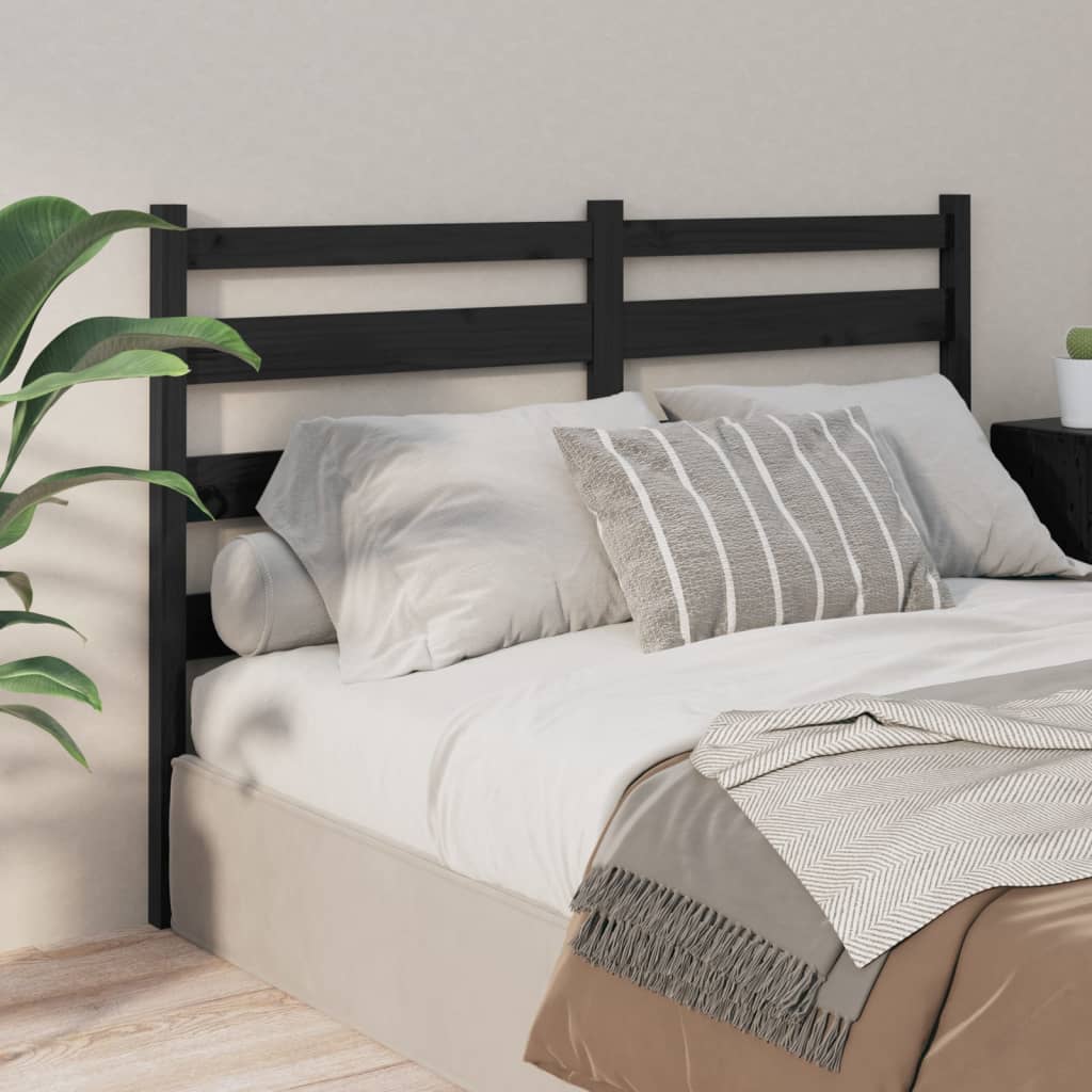 Bed Headboard 81X4X100 Cm Solid Wood Pine