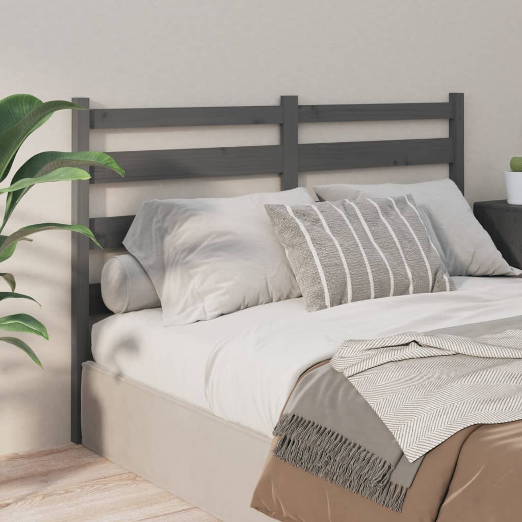 Bed Headboard 81X4X100 Cm Solid Wood Pine