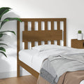 Bed Headboard 105.5X4X100 Cm Solid Wood Pine