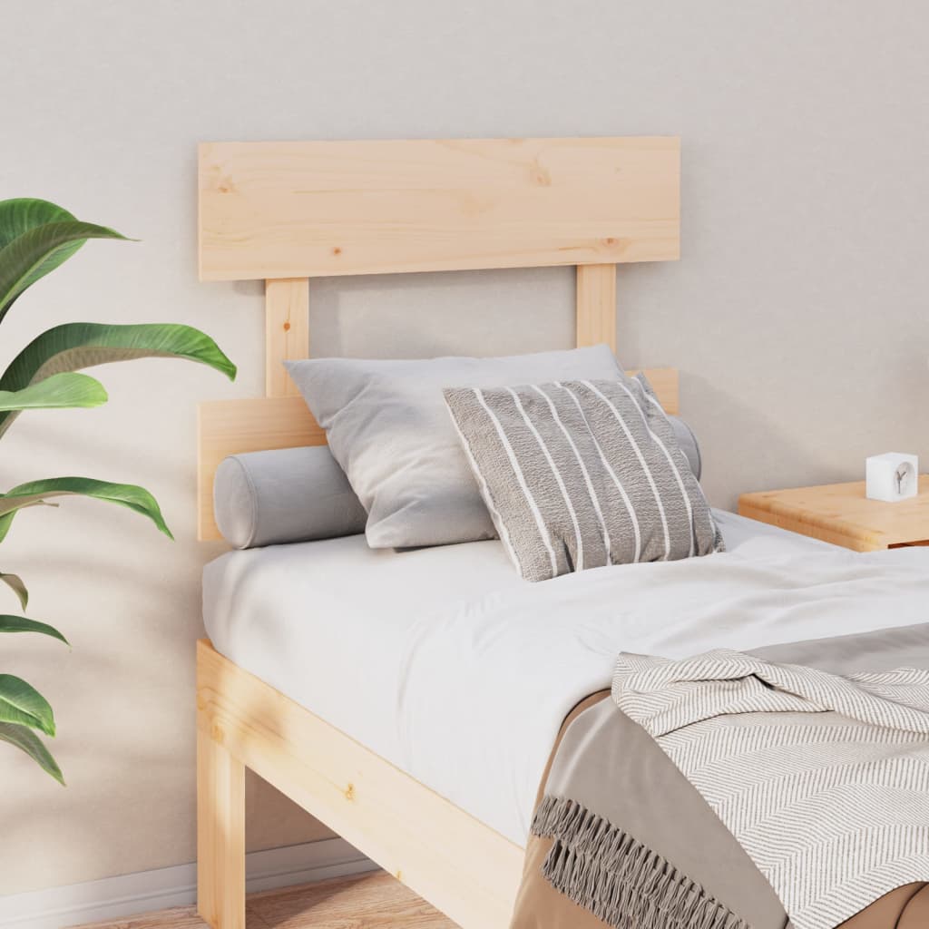 Bed Headboard 138X3X81 Cm Solid Wood Pine