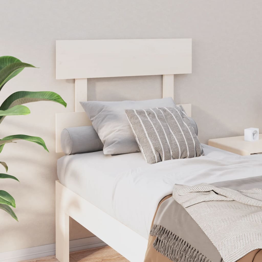 Bed Headboard 138X3X81 Cm Solid Wood Pine
