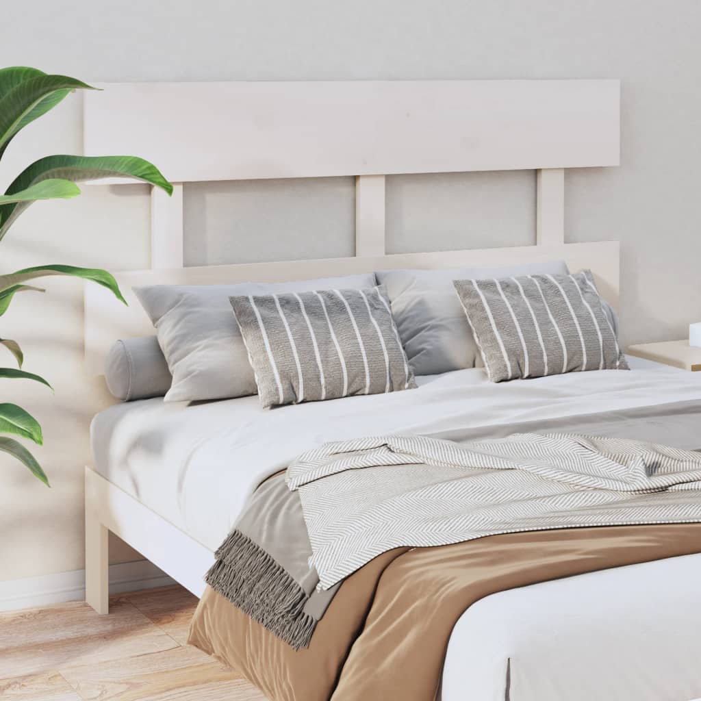Bed Headboard 138X3X81 Cm Solid Wood Pine