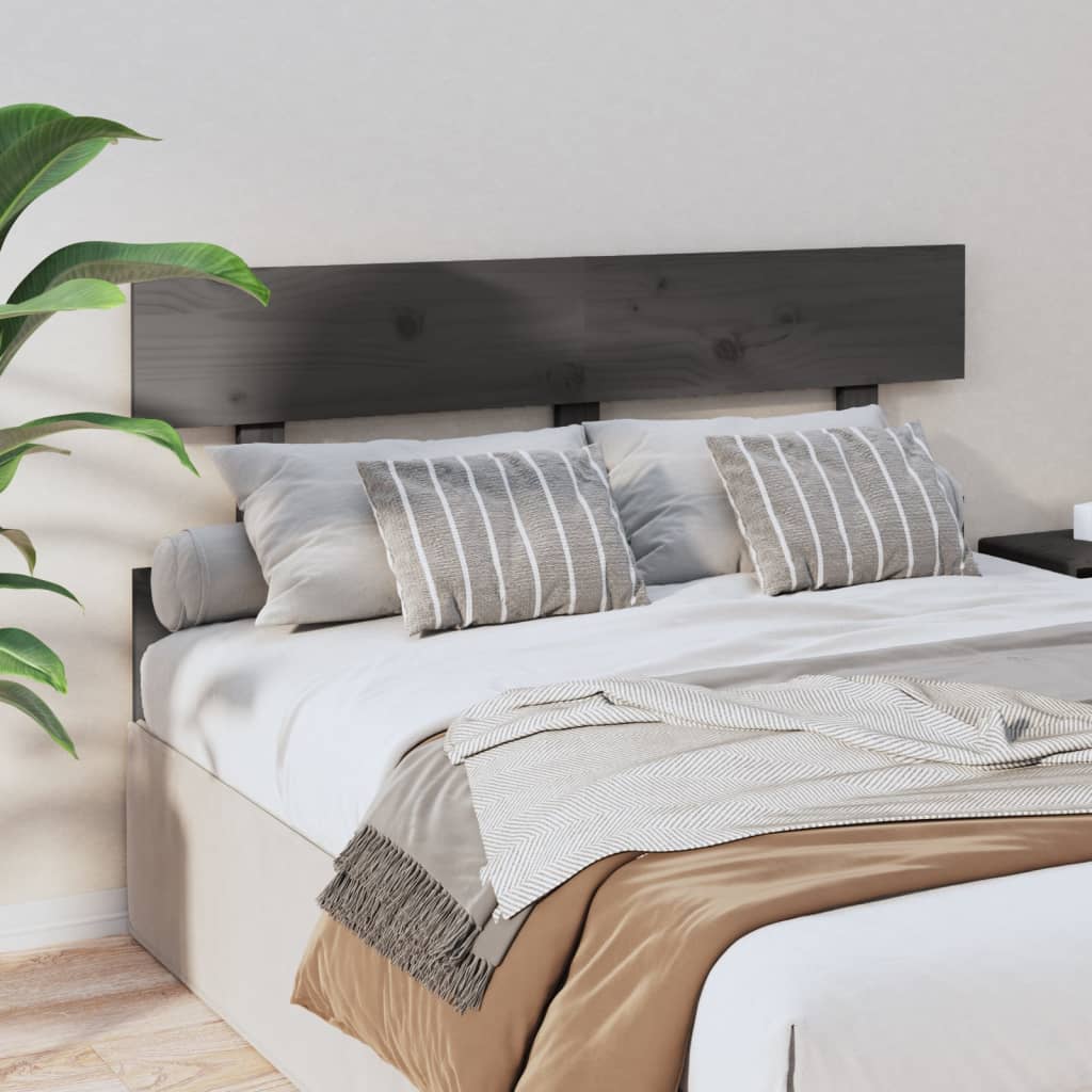 Bed Headboard 138X3X81 Cm Solid Wood Pine