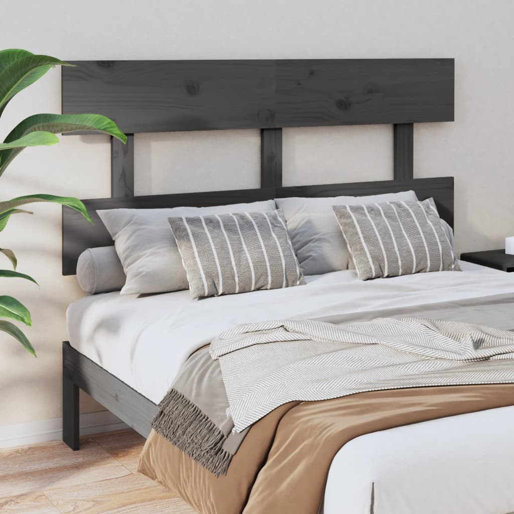 Bed Headboard 138X3X81 Cm Solid Wood Pine
