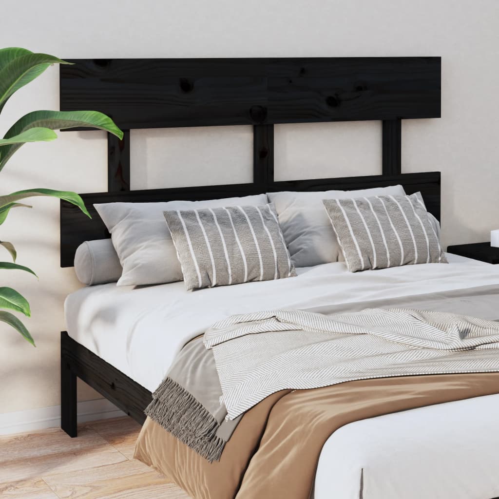 Bed Headboard 138X3X81 Cm Solid Wood Pine