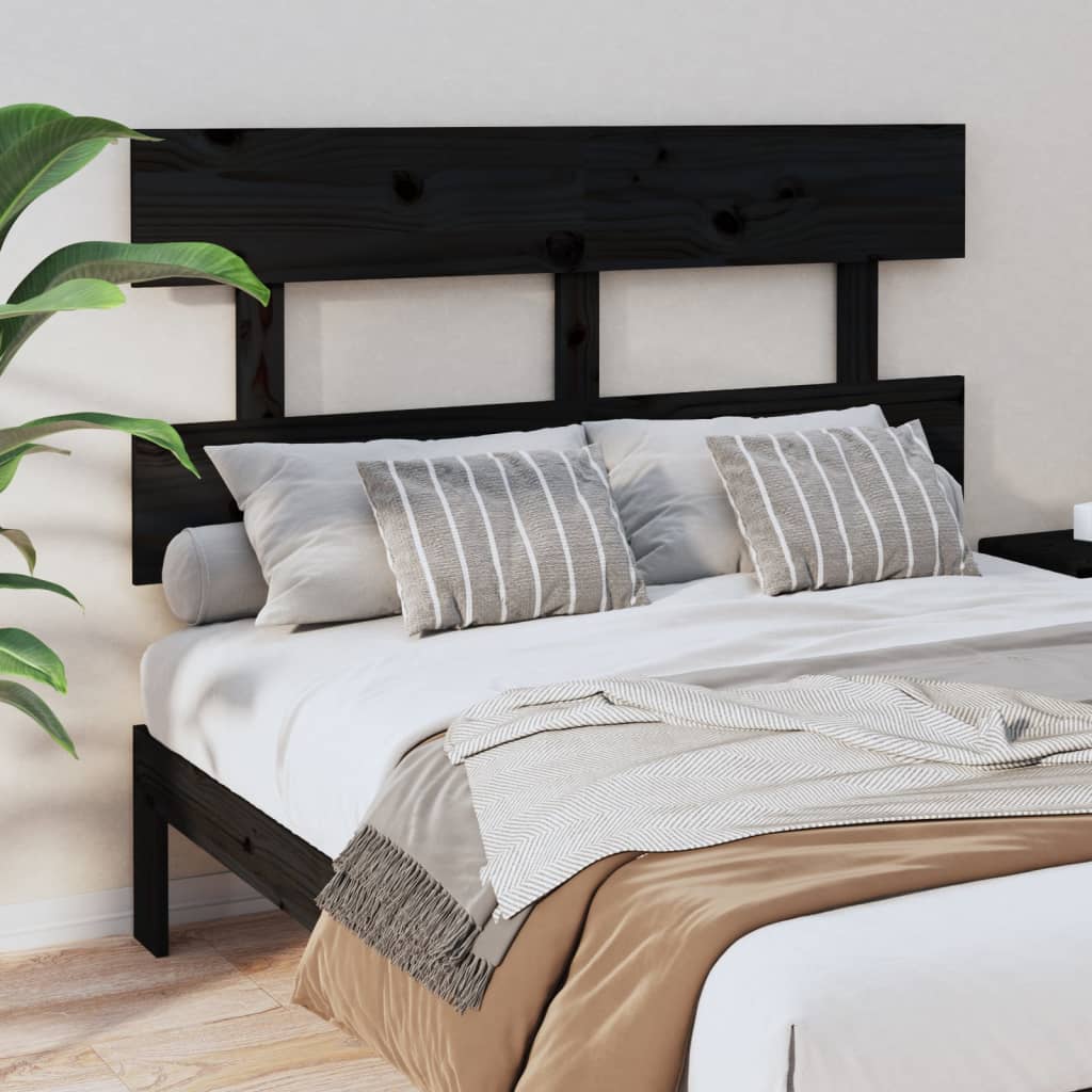 Bed Headboard 138X3X81 Cm Solid Wood Pine