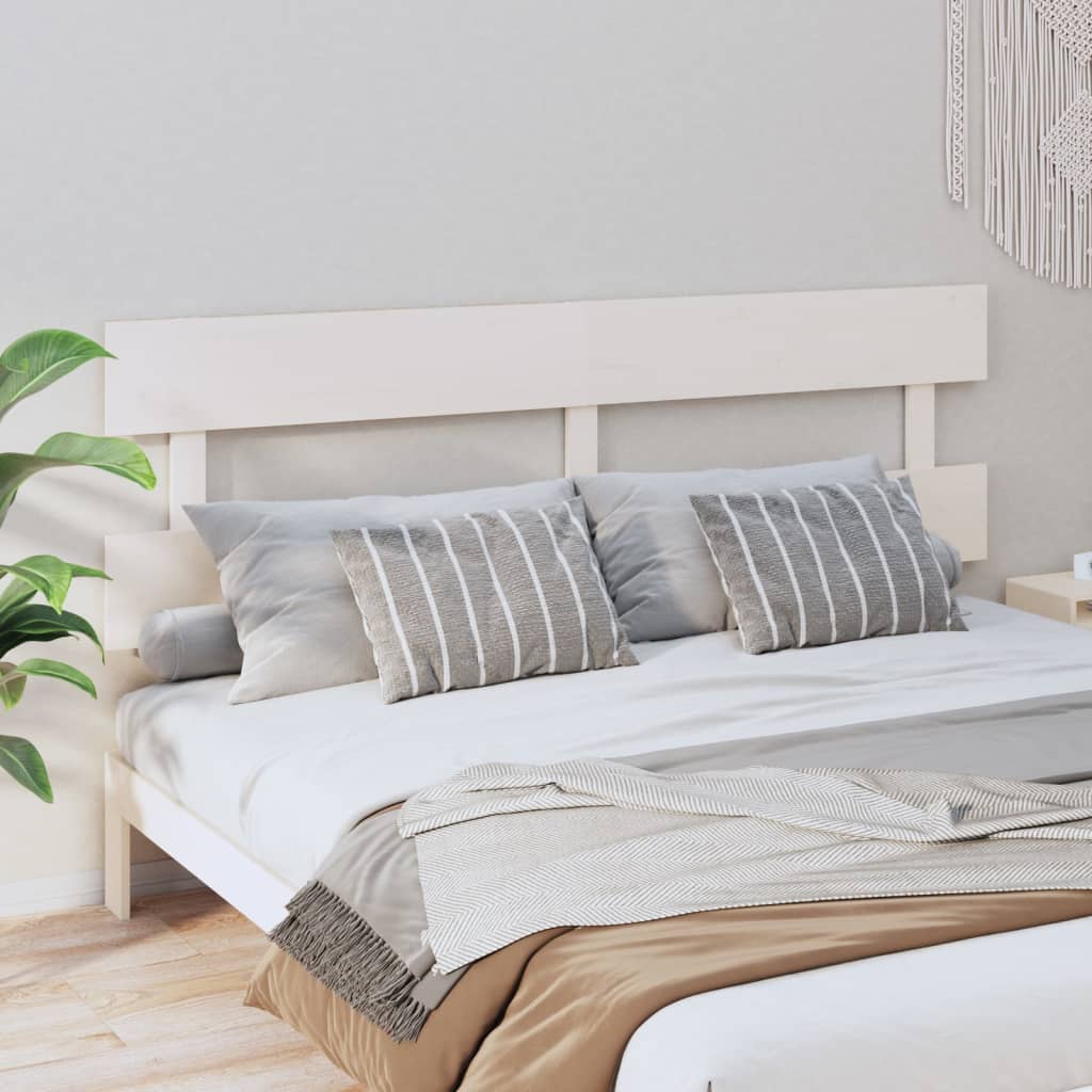 Bed Headboard 138X3X81 Cm Solid Wood Pine