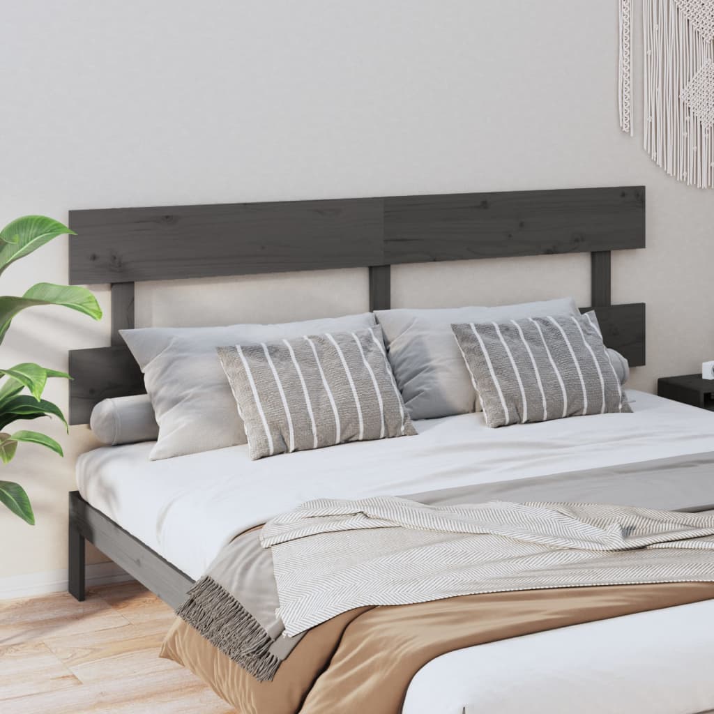 Bed Headboard 138X3X81 Cm Solid Wood Pine