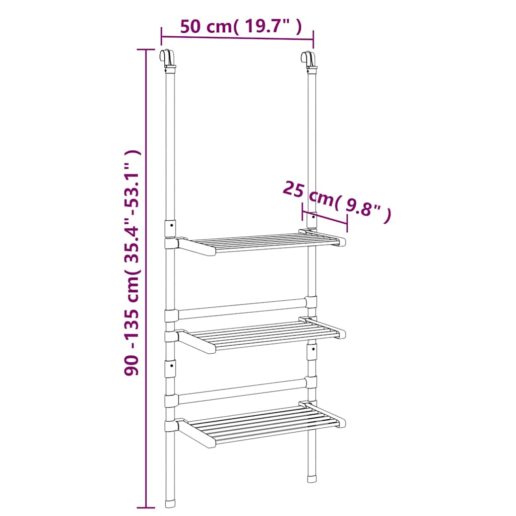 Drying Racks & Hangers Solar LED String Lights 24 LEDs 3.8m 2 Pack Outdoor Garde