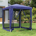 Gazebo 3x4m Party Tent White 4 Mesh Sidewalls Outdoor Event Marquee anthracite 3