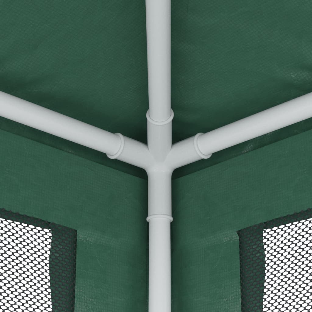 Gazebo 3x4m Party Tent White 4 Mesh Sidewalls Outdoor Event Marquee anthracite 3
