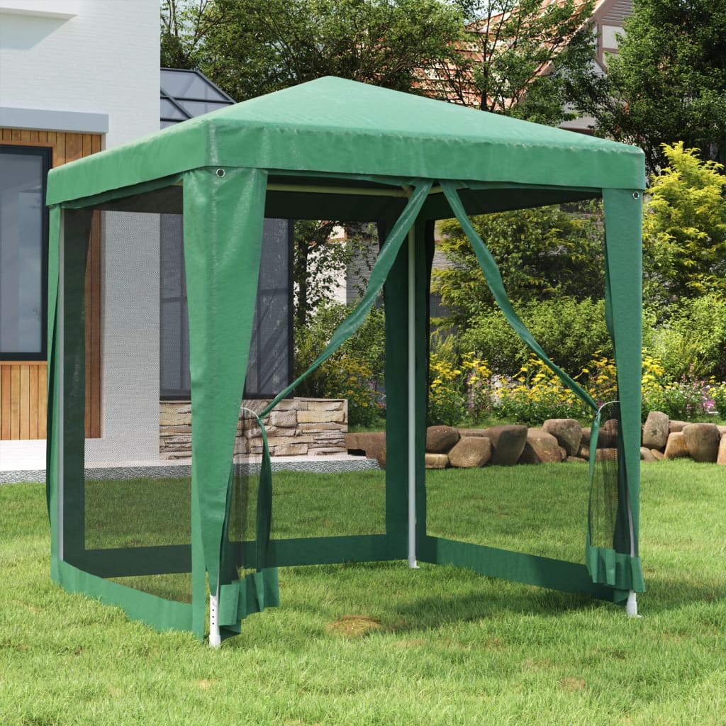 Party Tent With 10 Mesh Sidewalls Hdpe