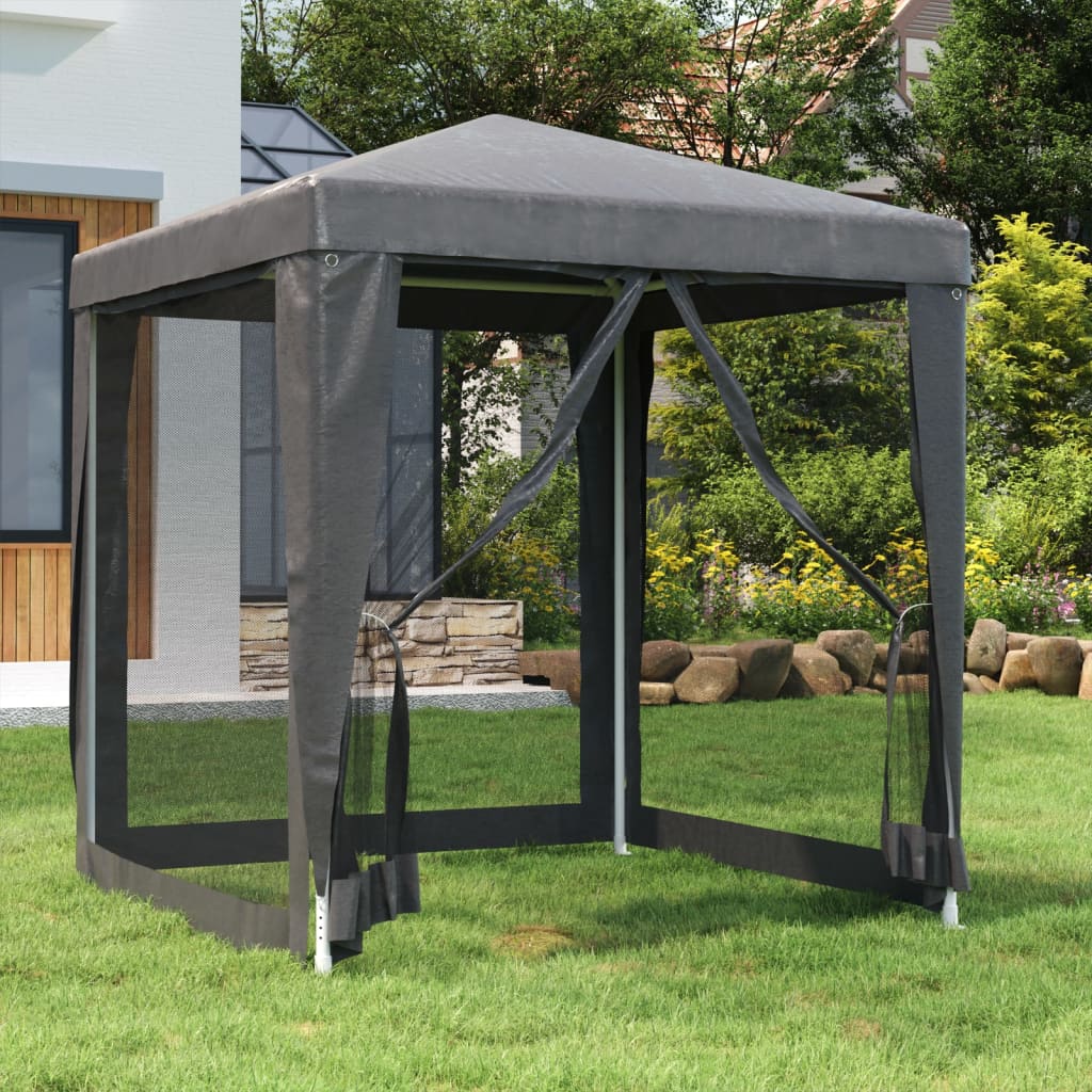 Party Tent With 10 Mesh Sidewalls Hdpe
