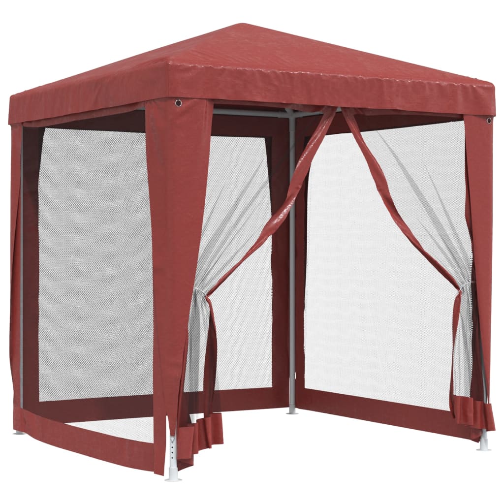 Party Tent With 4 Mesh Sidewalls Hdpe