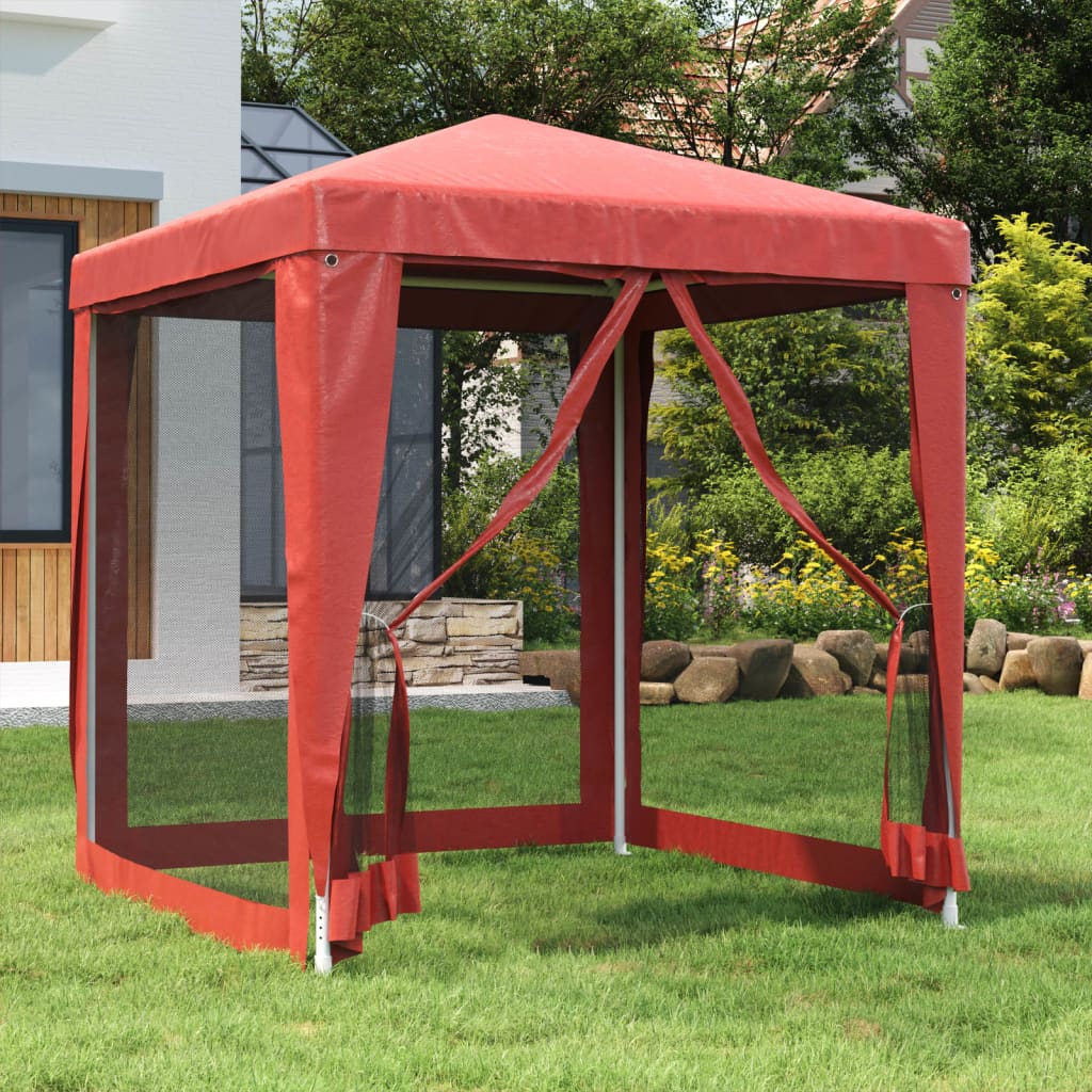 Party Tent With 10 Mesh Sidewalls Hdpe