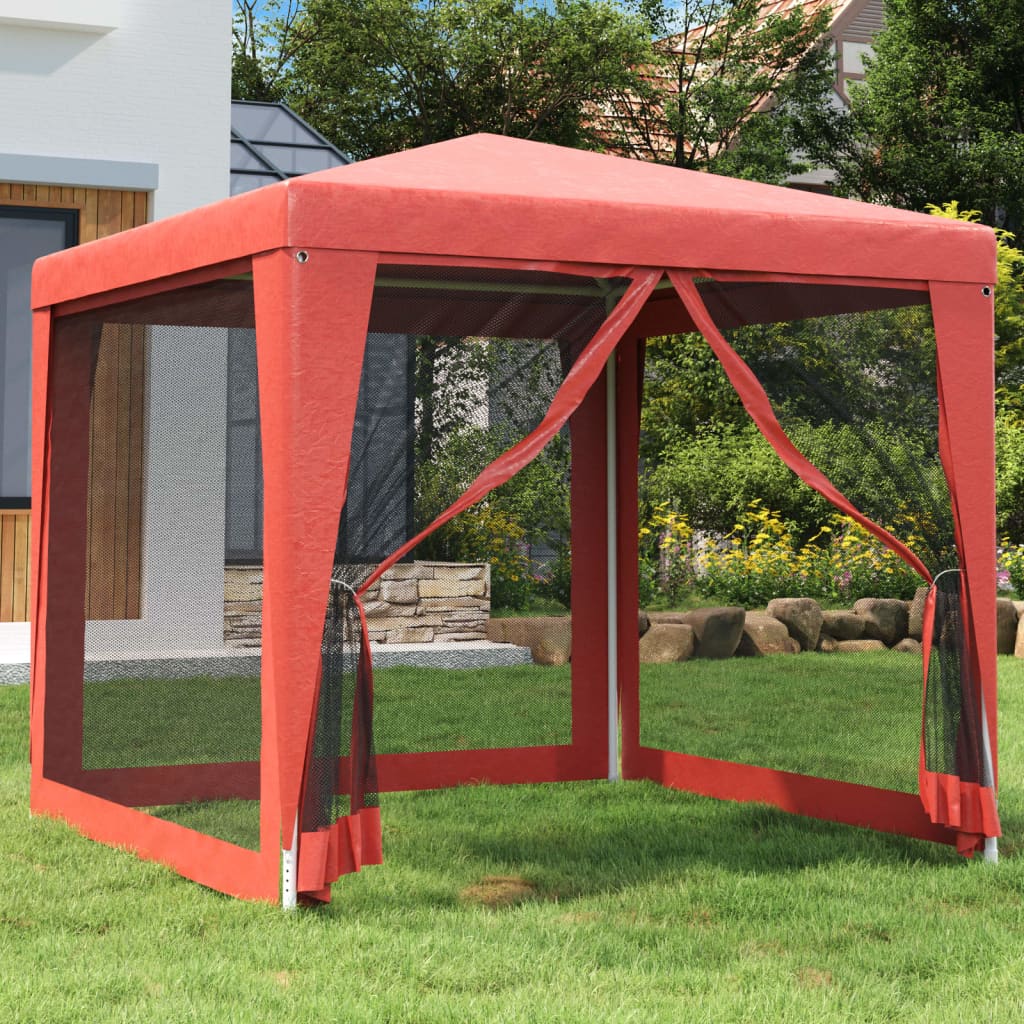 Party Tent With 10 Mesh Sidewalls Hdpe