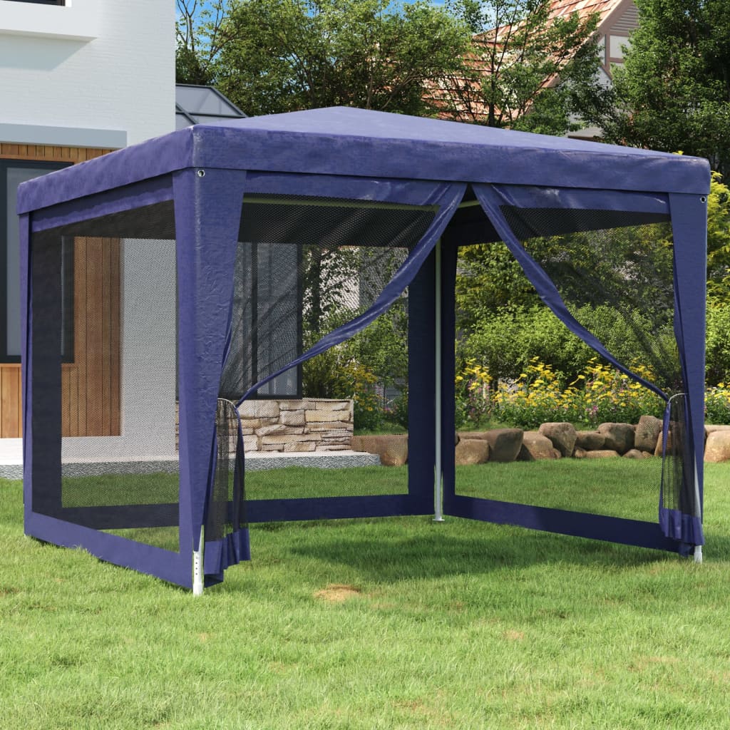 Party Tent With 10 Mesh Sidewalls Hdpe