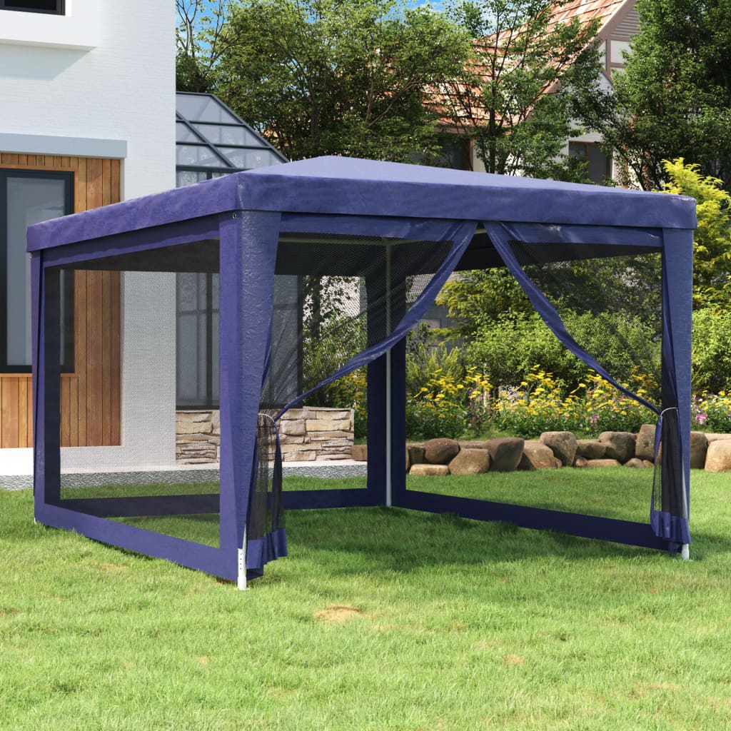 Party Tent With 10 Mesh Sidewalls Hdpe