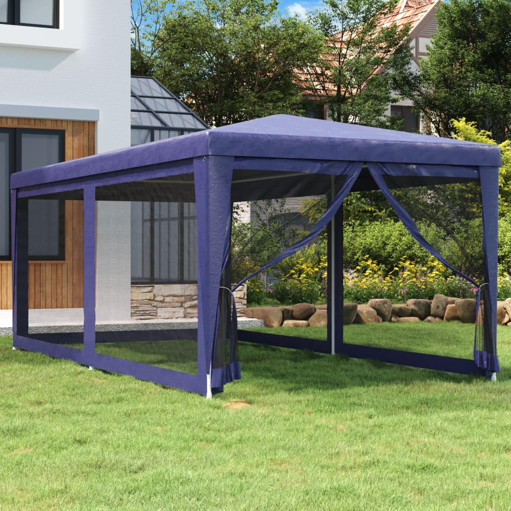 Party Tent With 10 Mesh Sidewalls Hdpe