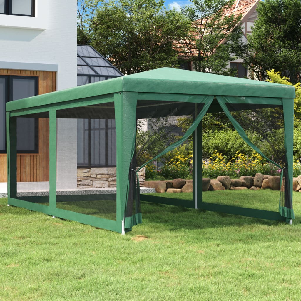 Party Tent With 10 Mesh Sidewalls Hdpe