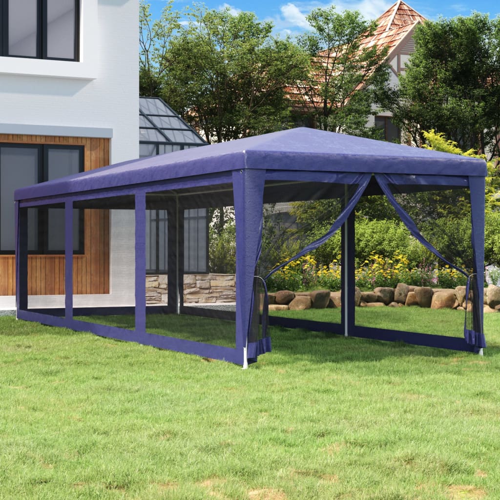 Party Tent With 10 Mesh Sidewalls Hdpe