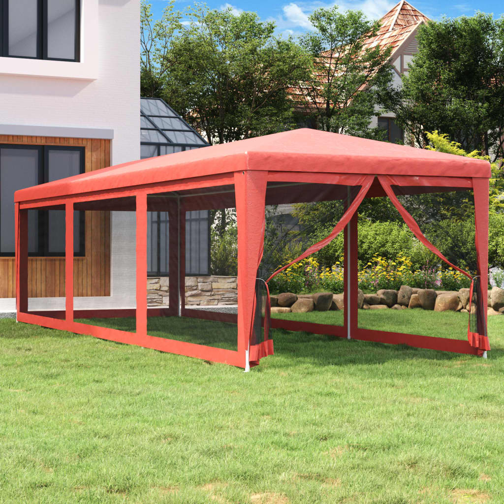 Party Tent With 10 Mesh Sidewalls Hdpe