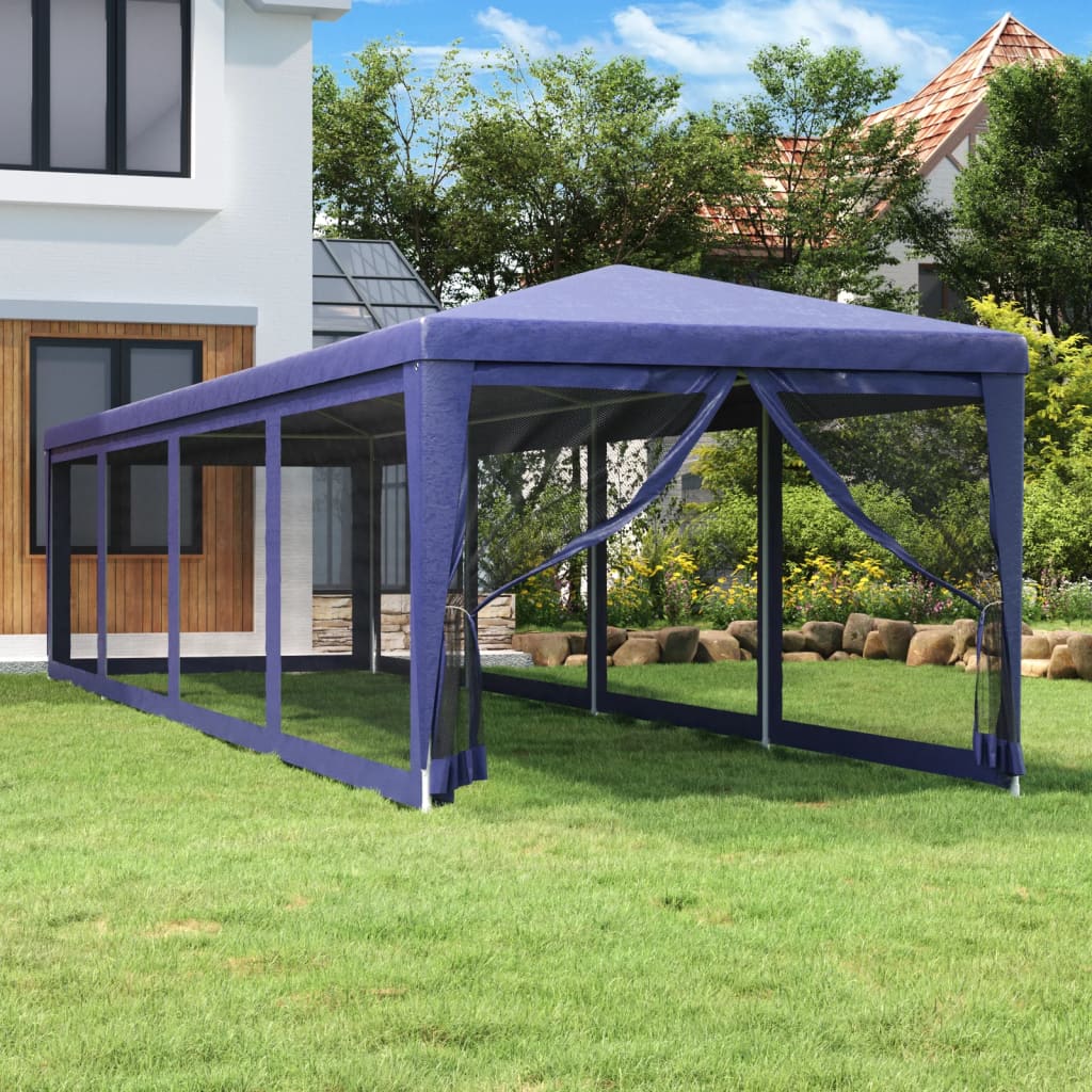 Party Tent With 10 Mesh Sidewalls Hdpe