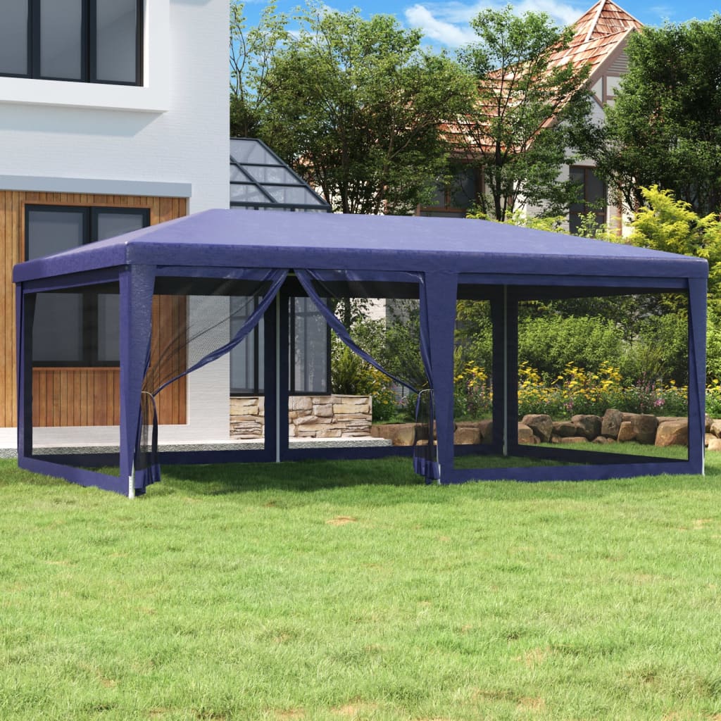 Party Tent With 10 Mesh Sidewalls Hdpe