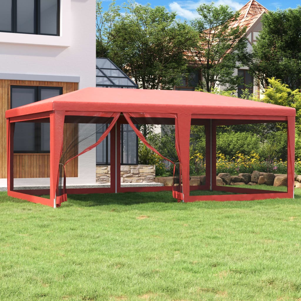 Party Tent With 10 Mesh Sidewalls Hdpe