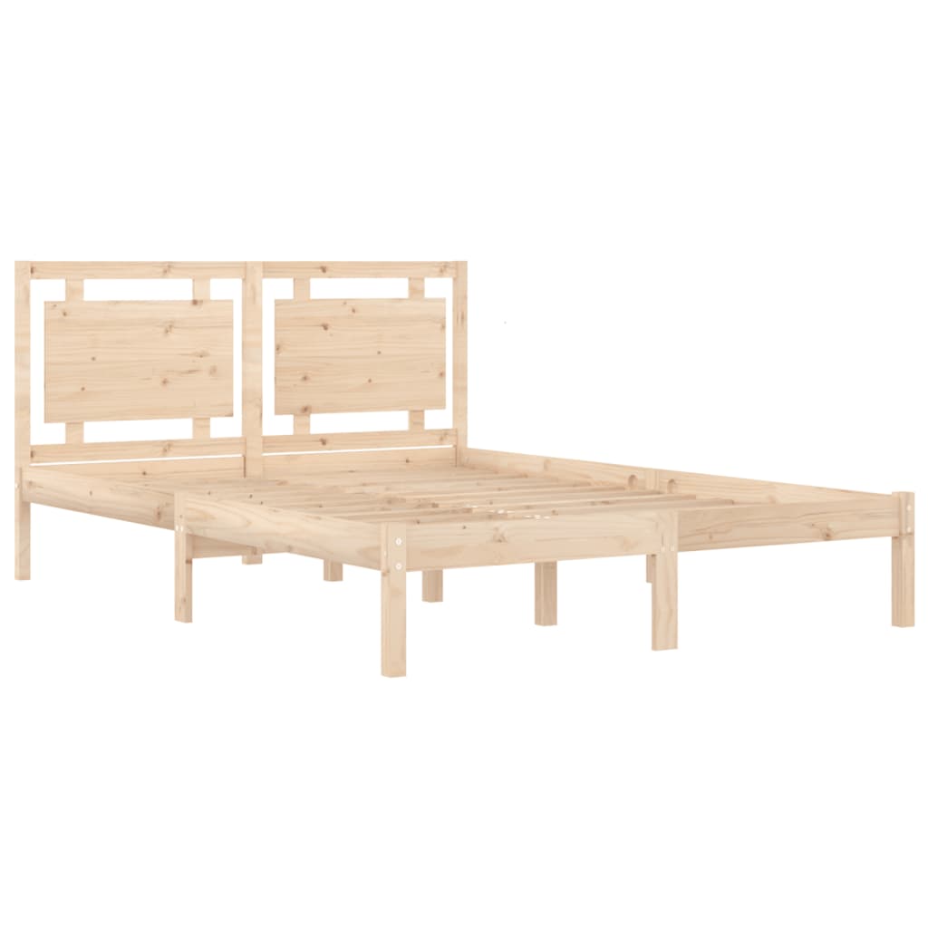 Bed Frame Without Mattress King Size Solid Wood