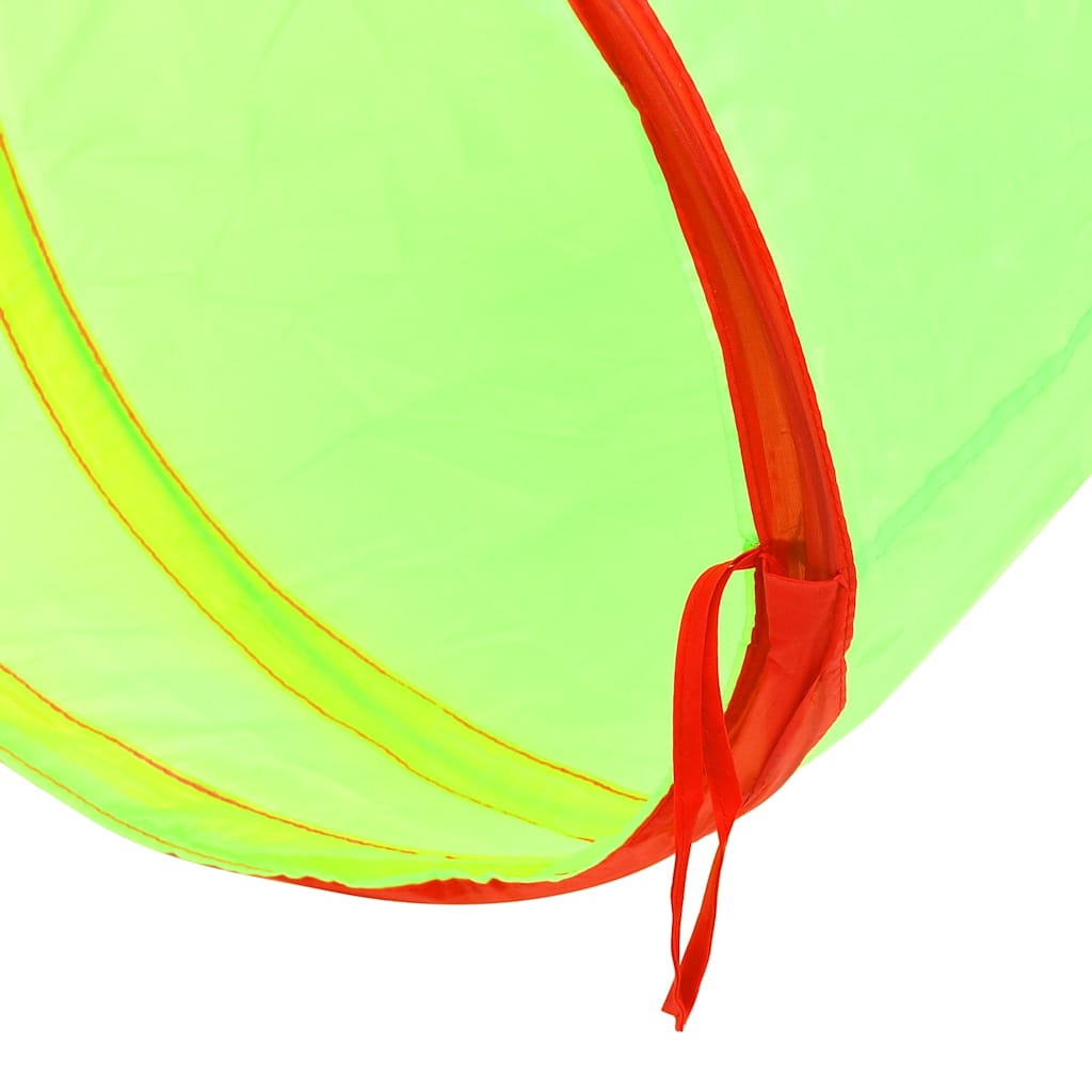 Play Tunnel Kids Green 175cm 250 Balls Indoor Outdoor Toy 170T polyester steel