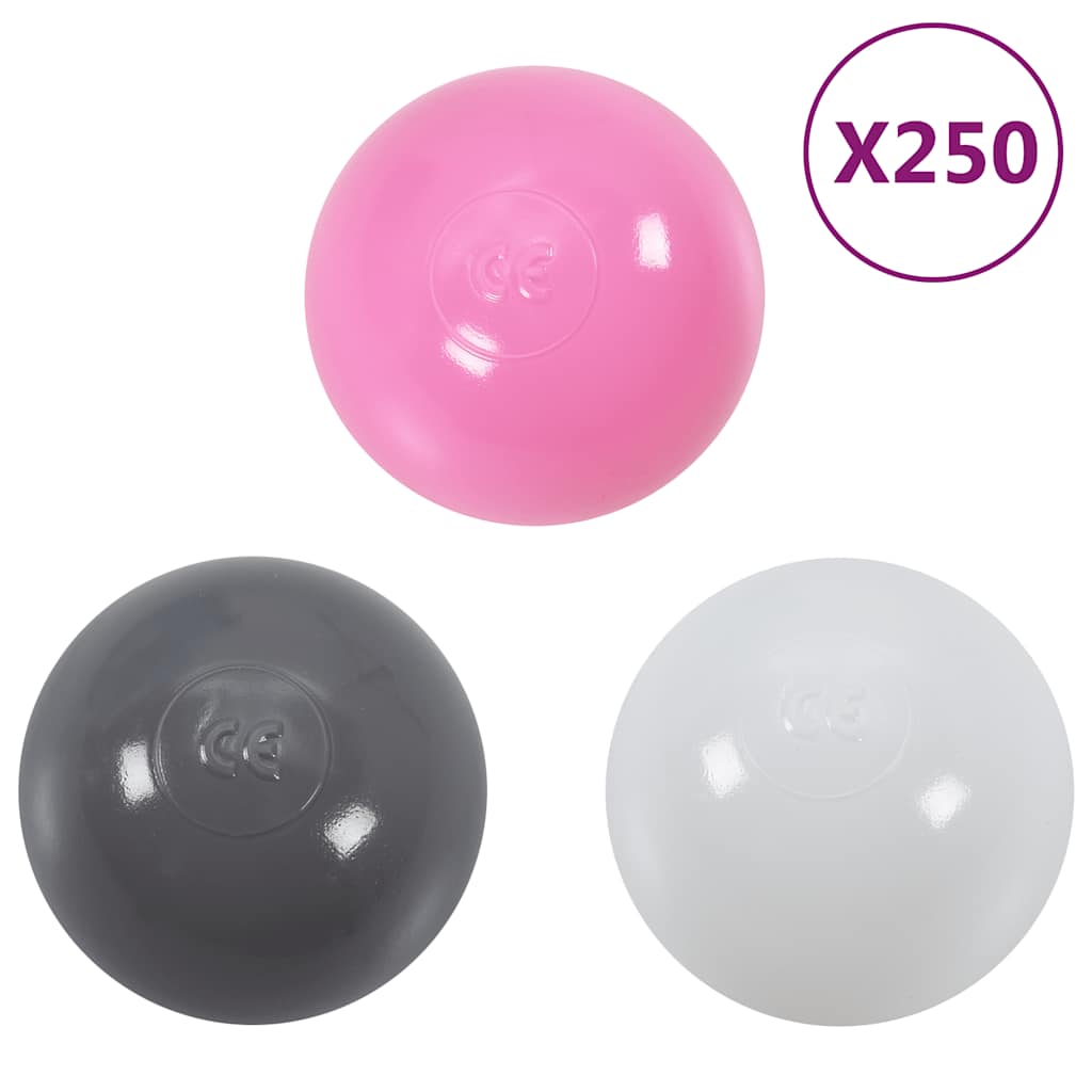 Children Play Tunnel With 250 Balls Green 175 Cm Polyester