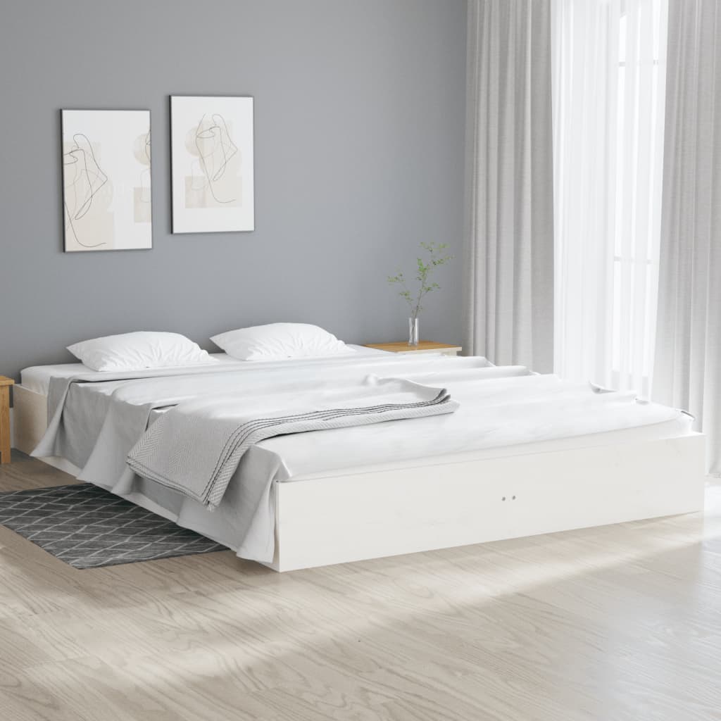 Bed Frame Without Mattress Solid Wood Single Single