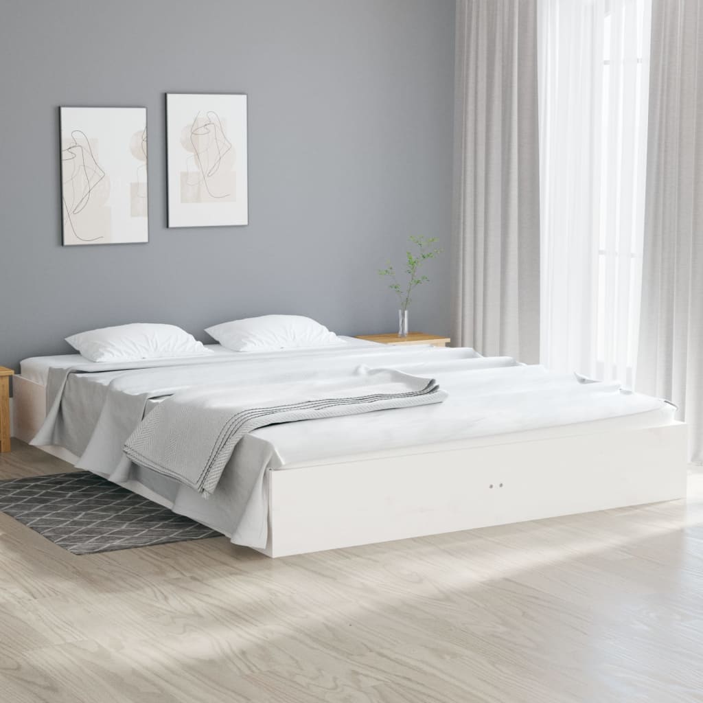 Bed Frame Without Mattress Solid Wood Single Single