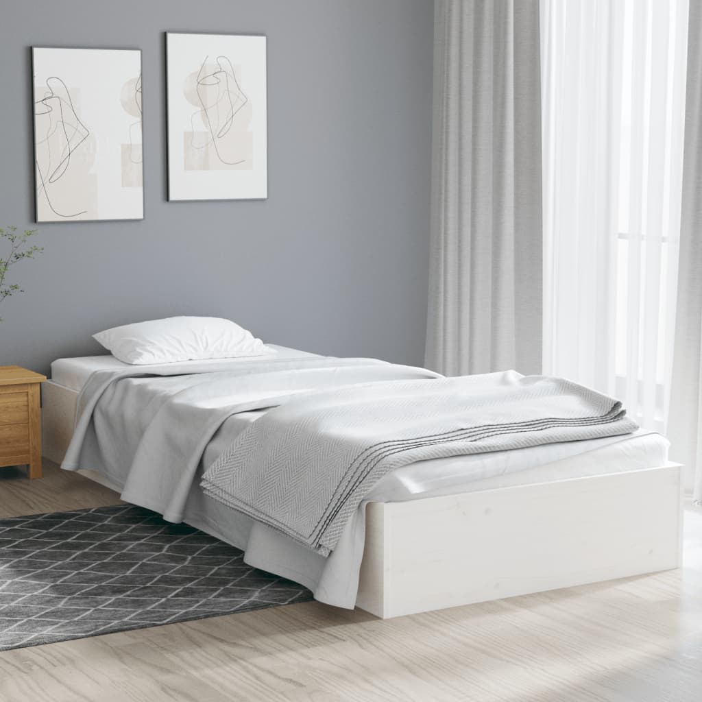 Bed Frame Without Mattress Solid Wood Single Single