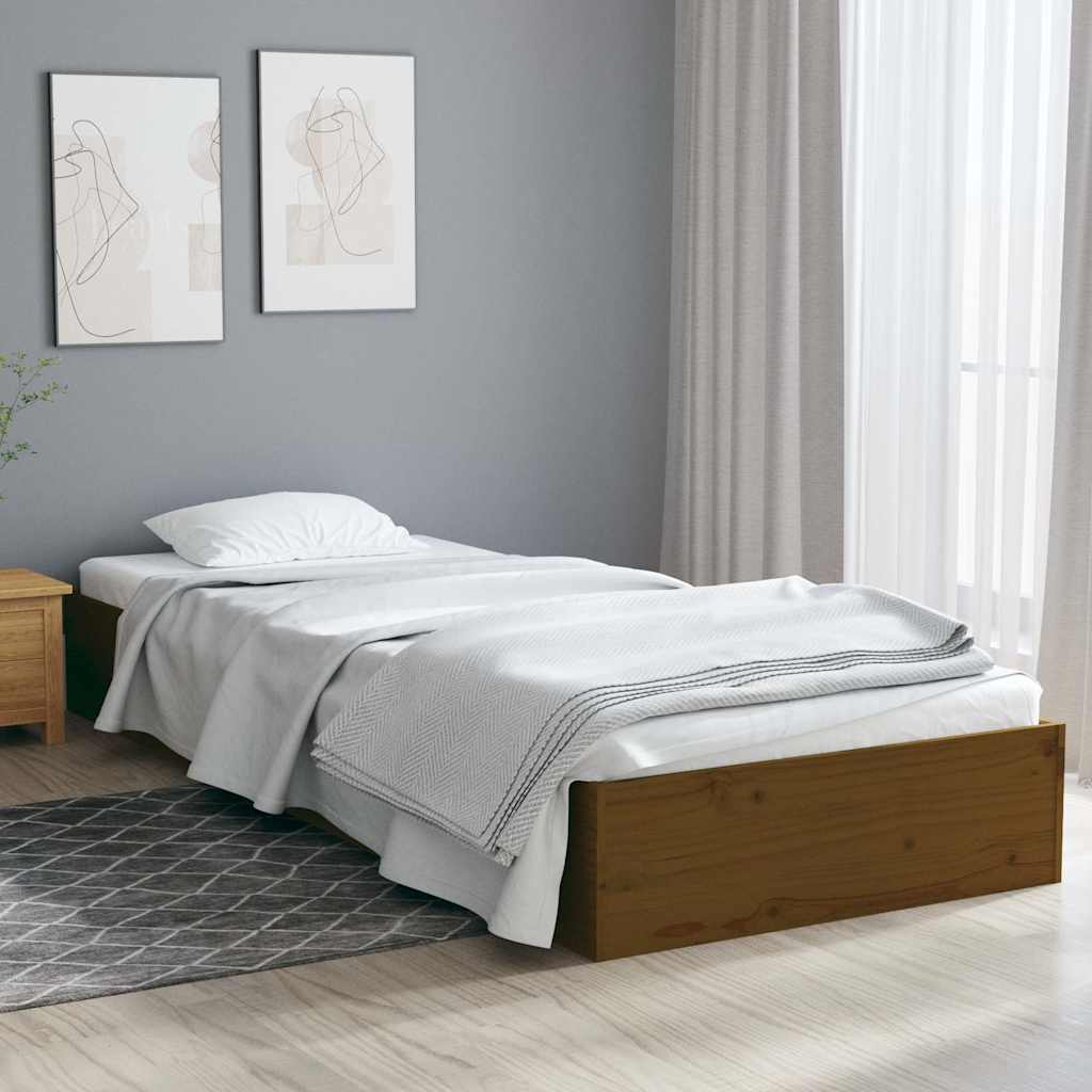 Bed Frame Without Mattress Solid Wood Single Single