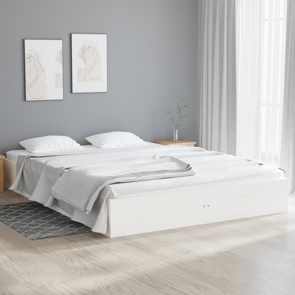 Bed Frame Without Mattress Solid Wood Single Single