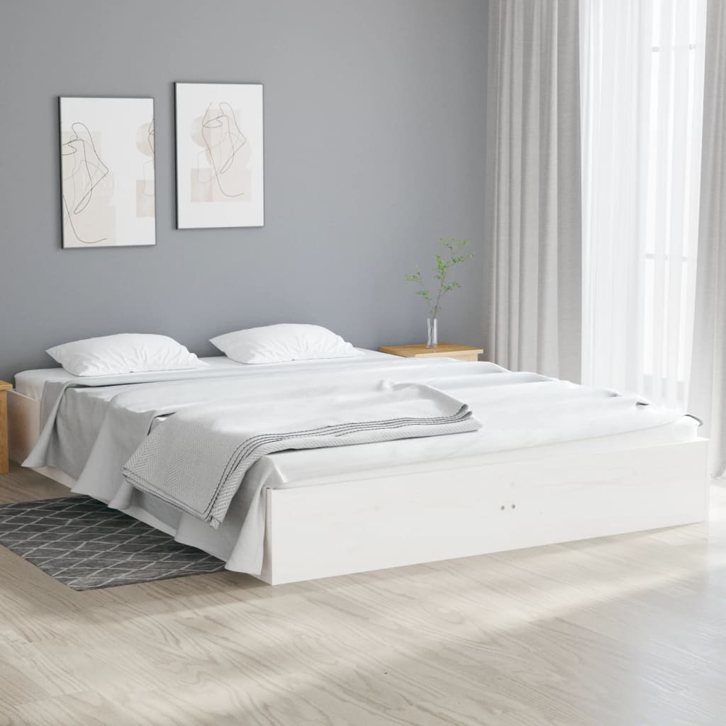 Bed Frame Without Mattress Solid Wood Single Single