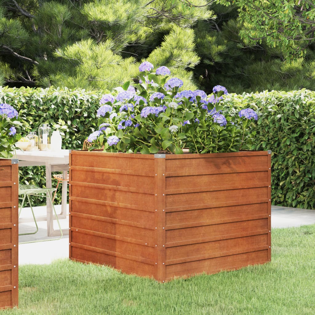 Garden Raised Bed Rusty Corten Steel