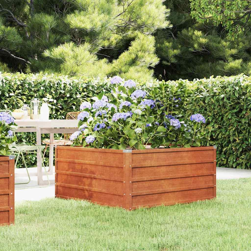 Garden Raised Bed Rusty Corten Steel