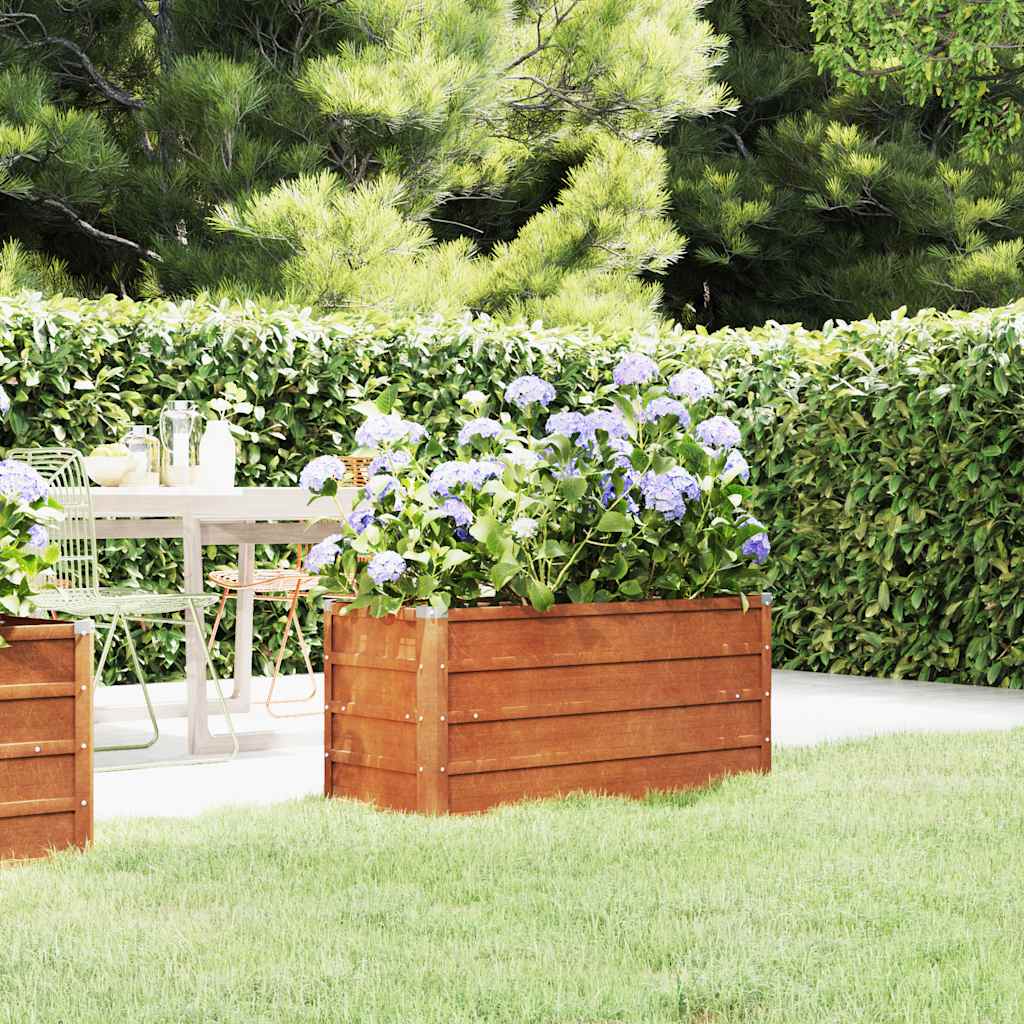 Garden Raised Bed Rusty Corten Steel