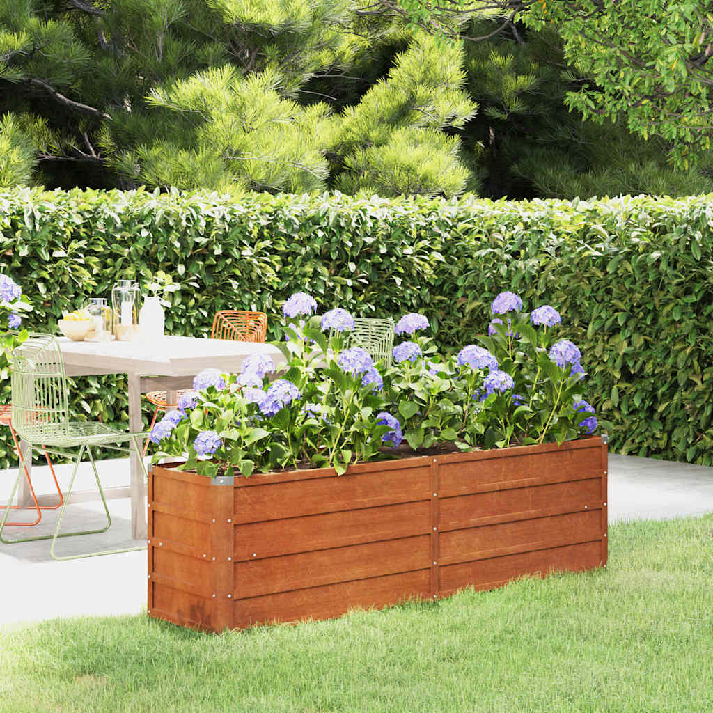 Garden Raised Bed Rusty Corten Steel