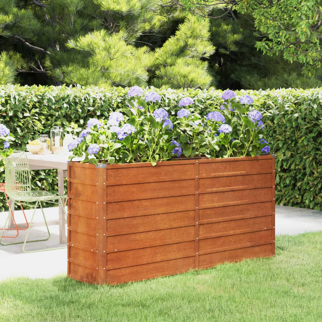 Garden Raised Bed Rusty Corten Steel
