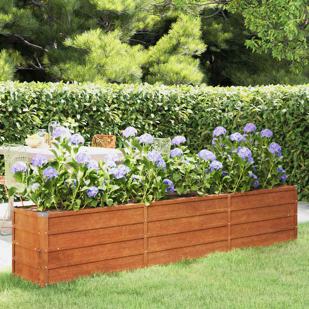 Garden Raised Bed Rusty Corten Steel