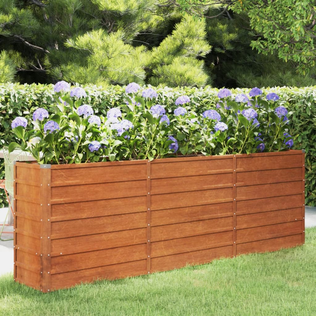 Garden Raised Bed Rusty Corten Steel