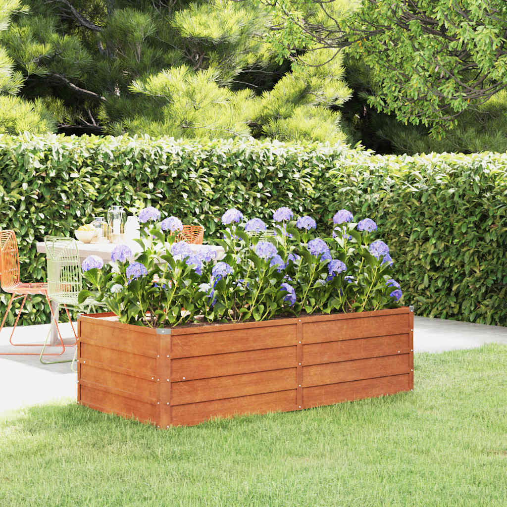 Garden Raised Bed Rusty Corten Steel