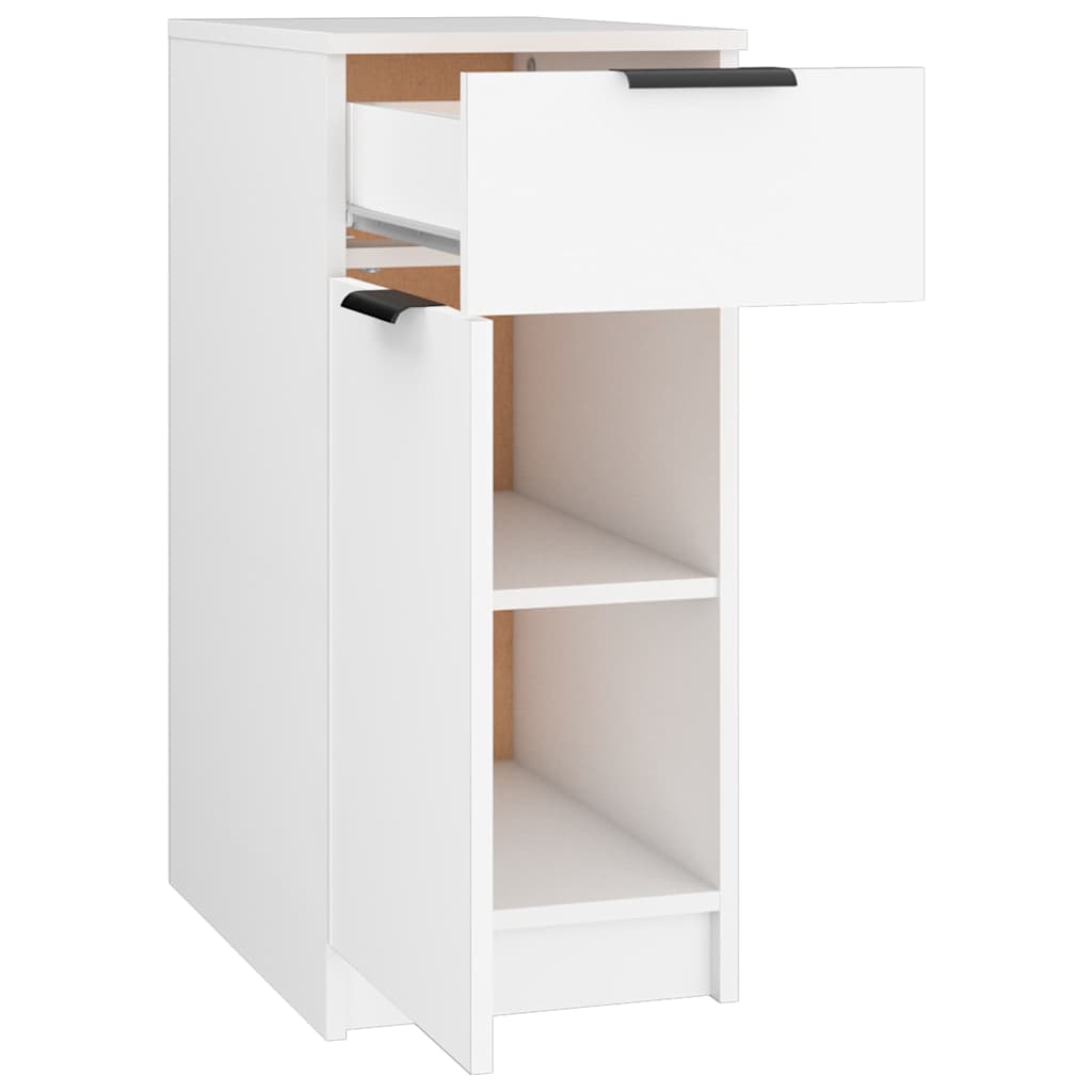 Storage Cabinet Engineered Wood Desk Office Cupboard 33.5X50X75Cm Smoked Oak 33.